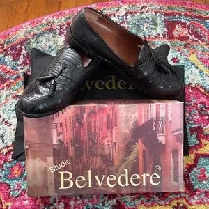Studio Belvedere - Men’s 11.5 - Genuine Snake Skin Loafers. Belvedere | Shoes | Studio Belvedere Mens 15 Genuine Snake  main image 2
